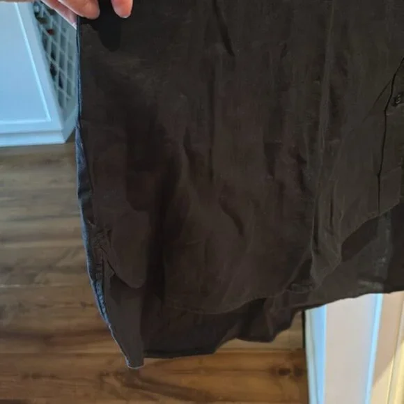 NWT EVERLANE The Daytripper Dress in Linen XS BLACK - Picture 6 of 16